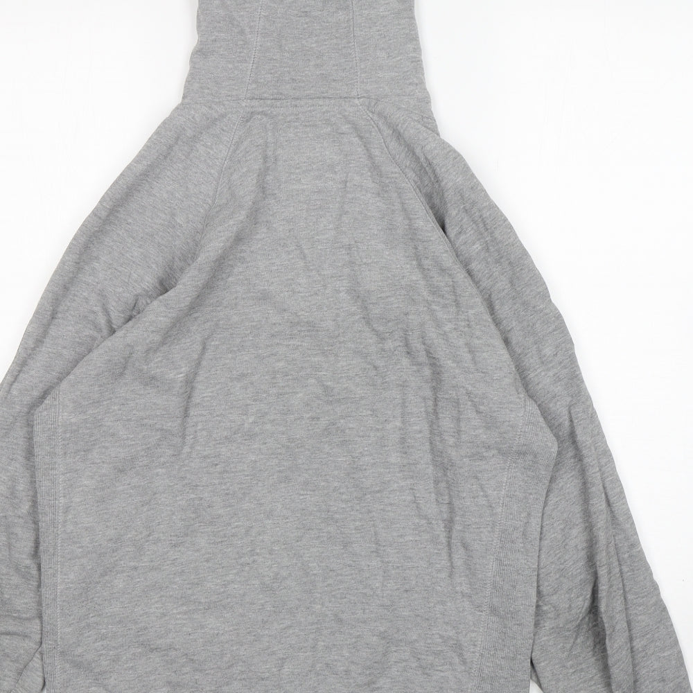 Burton  Mens Grey  Cotton Full Zip Hoodie Size L