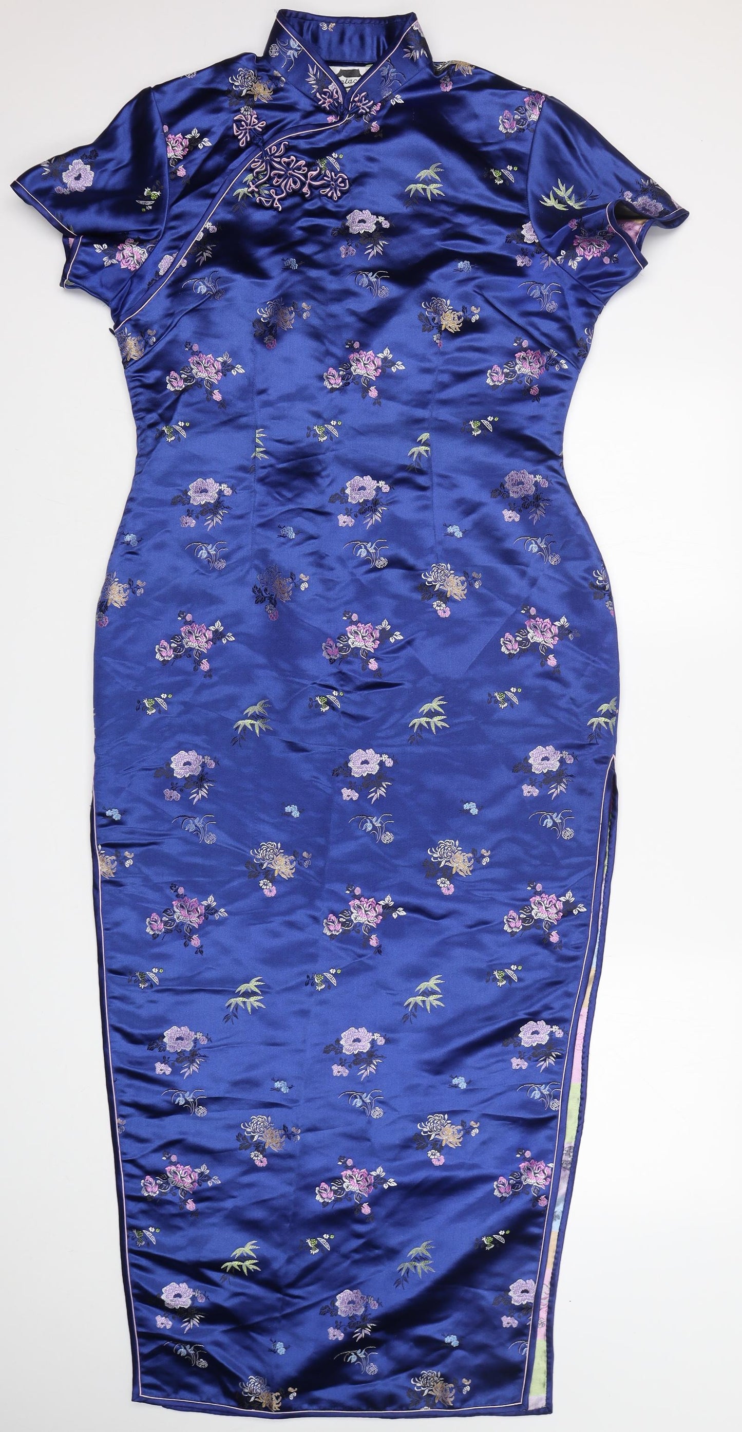 Palace Womens Multicoloured Floral Rayon Pencil Dress  Size 3XL  Round Neck