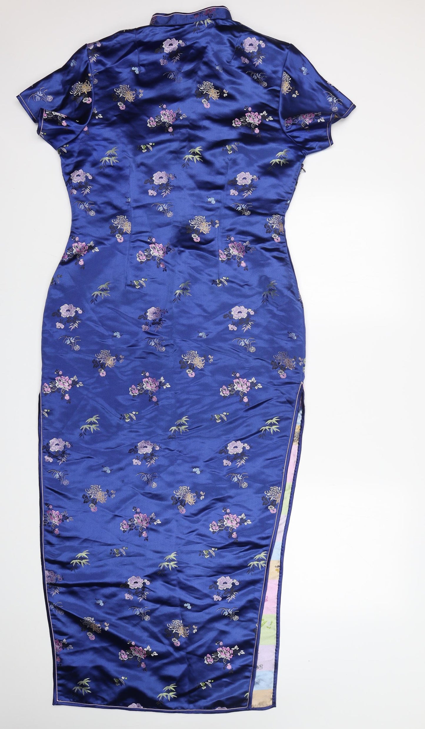 Palace Womens Multicoloured Floral Rayon Pencil Dress  Size 3XL  Round Neck