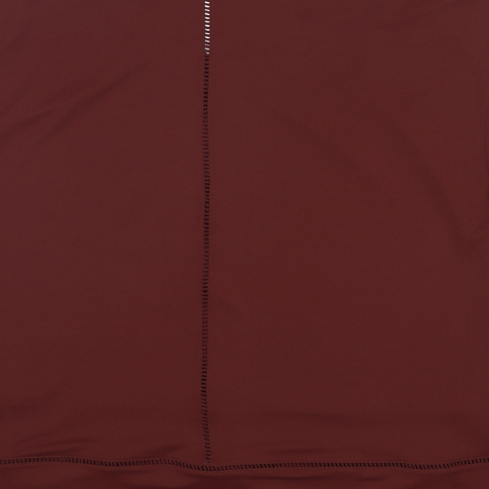 NEXT Womens Brown  Polyester Basic Blouse Size 20 Round Neck
