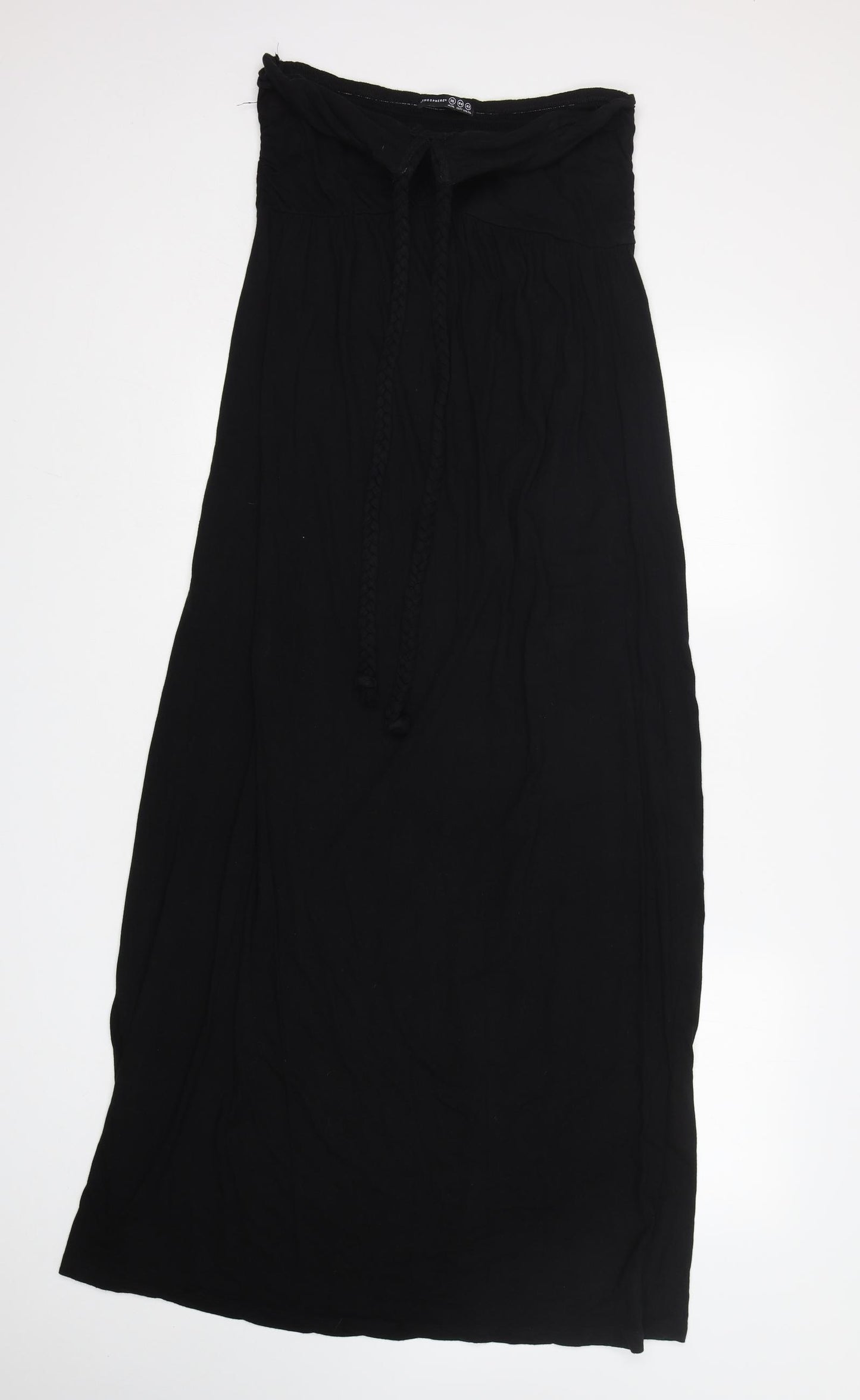 Atmosphere Womens Black  Cotton Maxi  Size 16  Off the Shoulder