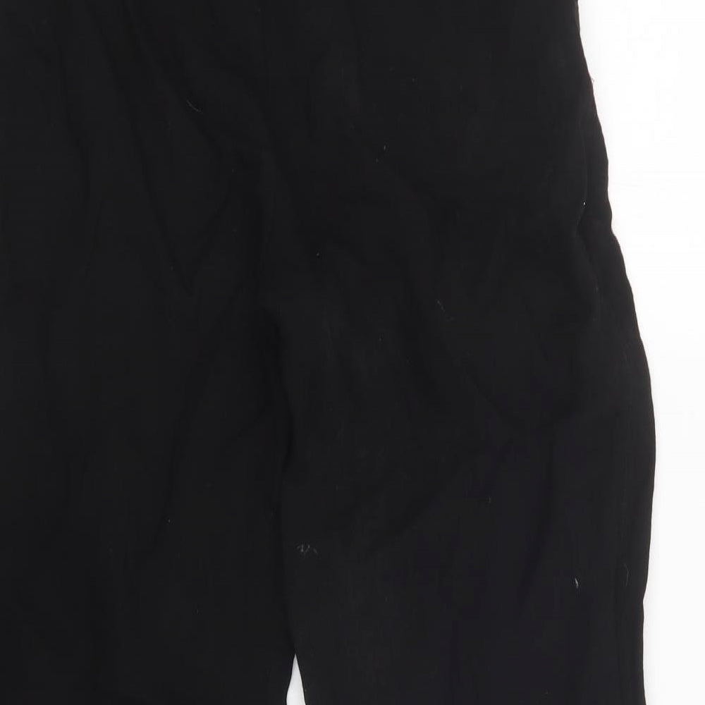 H&M Womens Black  Viscose Jogger Trousers Size S L28 in Regular Drawstring