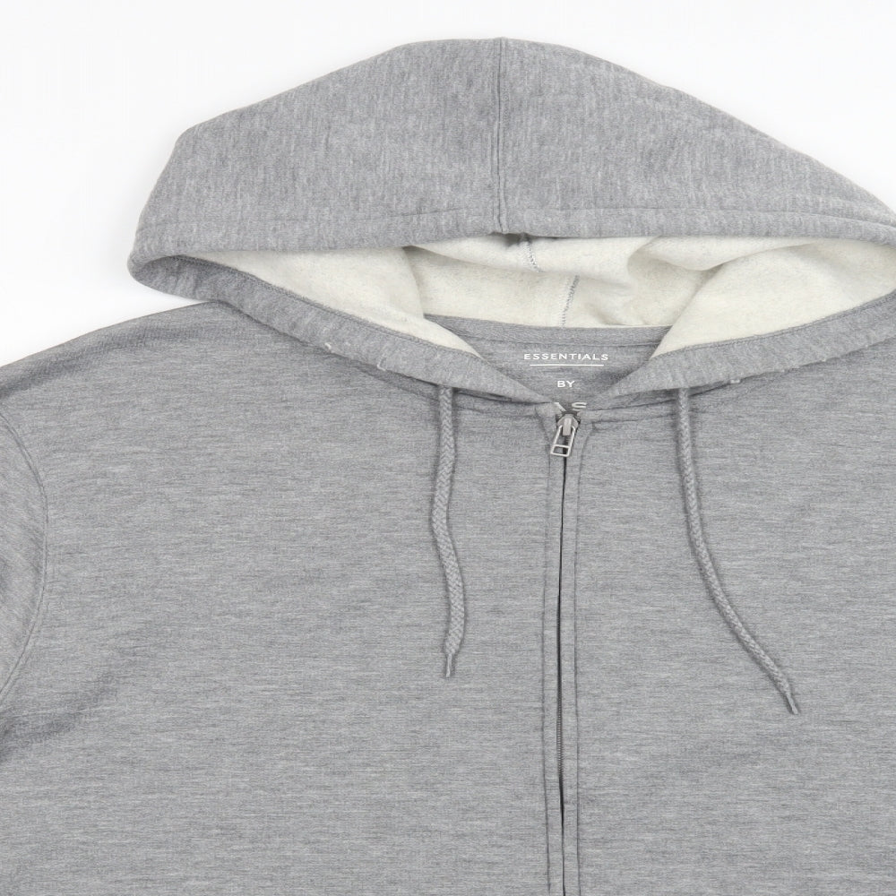 Matalan Mens Grey  Cotton Full Zip Hoodie Size 2XL