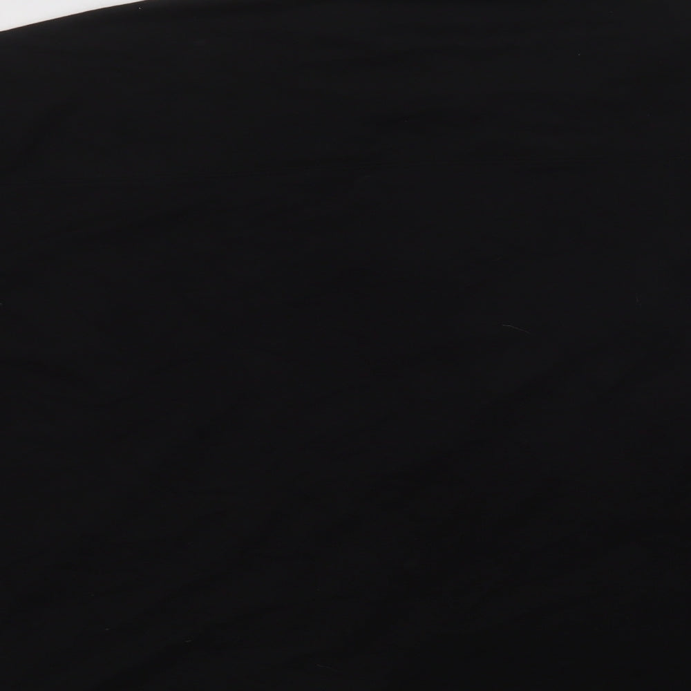 Ann Harvey Womens Black  Cotton Full Zip Sweatshirt Size 26  Zip