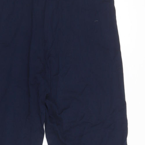M&S Womens Blue  Viscose Chino Leggings Size 10 L21 in