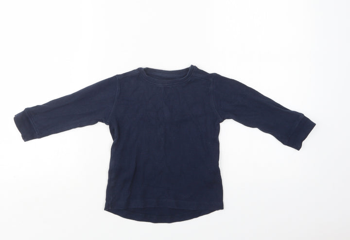 NEXT Baby Blue Cotton Pullover Jumper Size 18-24 Months