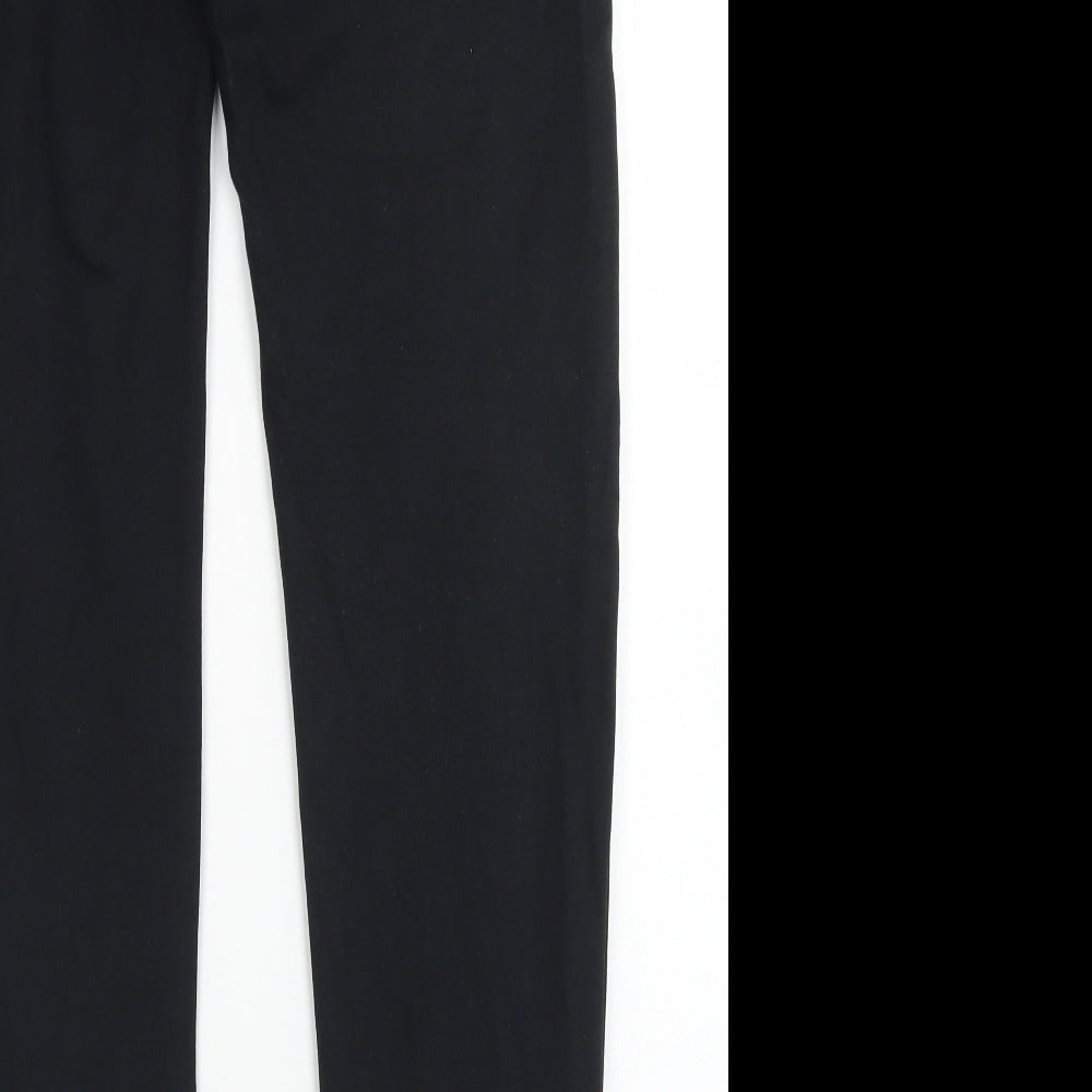 NEXT Mens Black  Cotton Jogger Trousers Size M L30 in Slim Drawstring