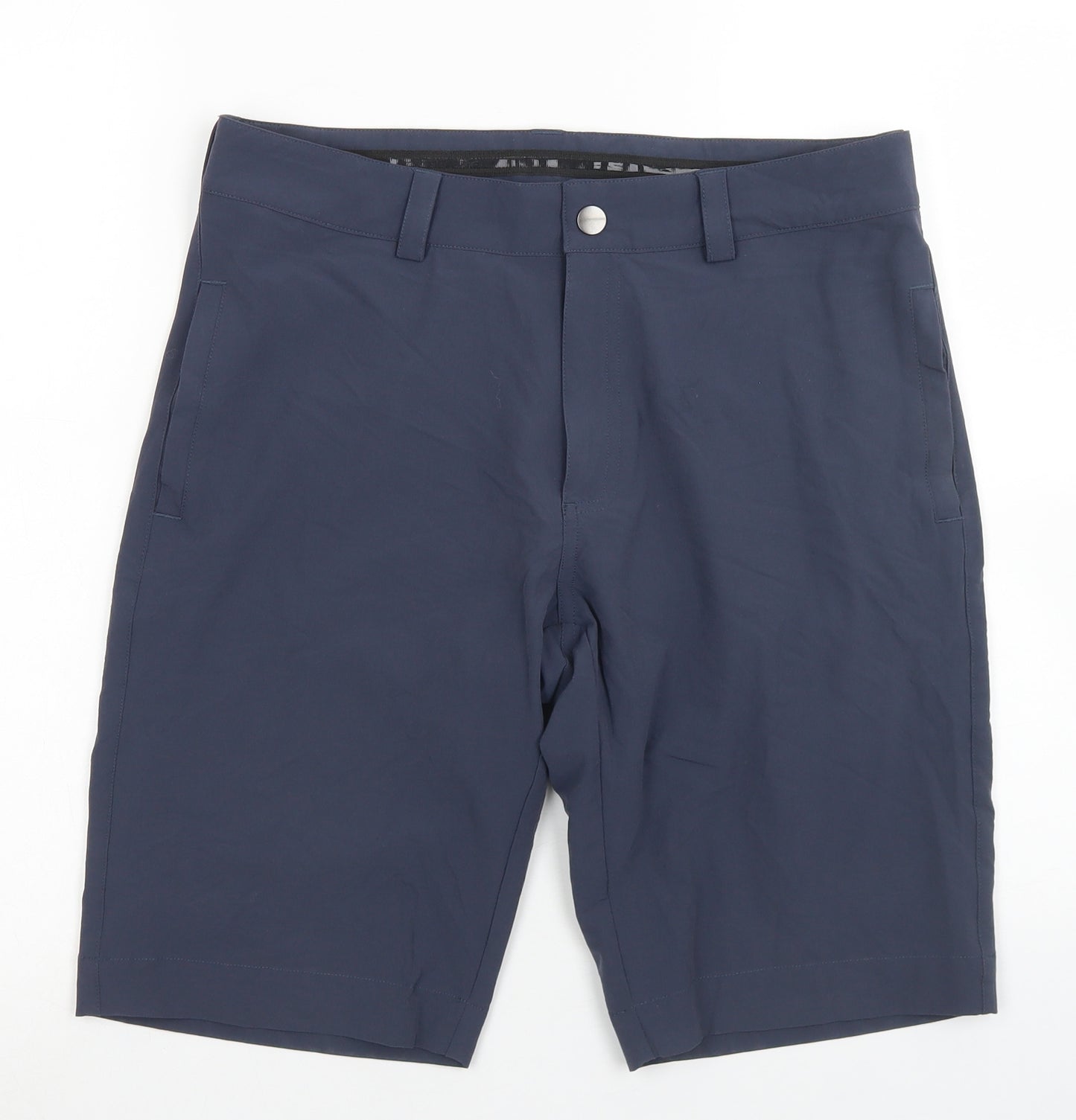 Castore Mens Blue  Polyamide Chino Shorts Size S L9 in Regular Button