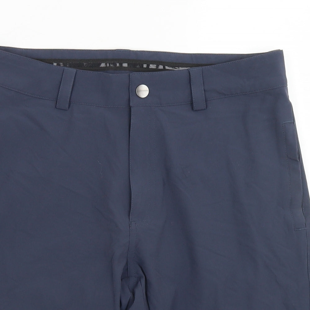 Castore Mens Blue  Polyamide Chino Shorts Size S L9 in Regular Button
