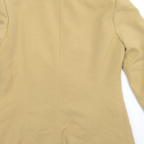 Daniel Rainn Womens Brown  Polyester Jacket Blazer Size S