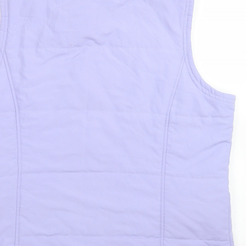 Tulchan Womens Purple   Gilet Coat Size L  Zip
