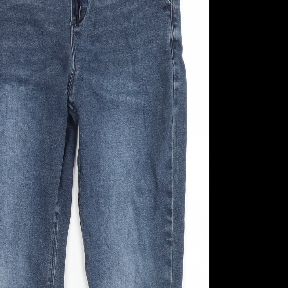 NEXT Boys Blue  Cotton Jegging Jeans Size 9 Months  Regular Drawstring