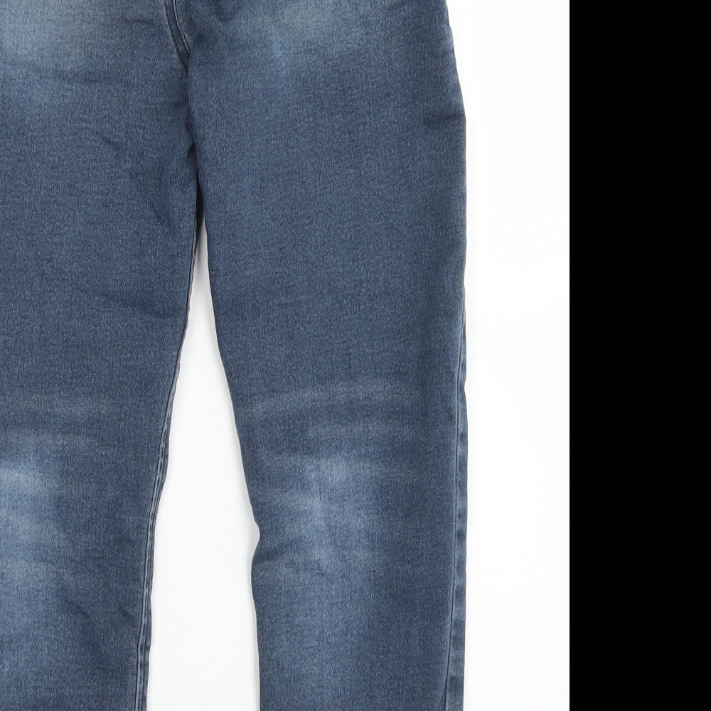 NEXT Boys Blue  Cotton Jegging Jeans Size 9 Months  Regular Drawstring