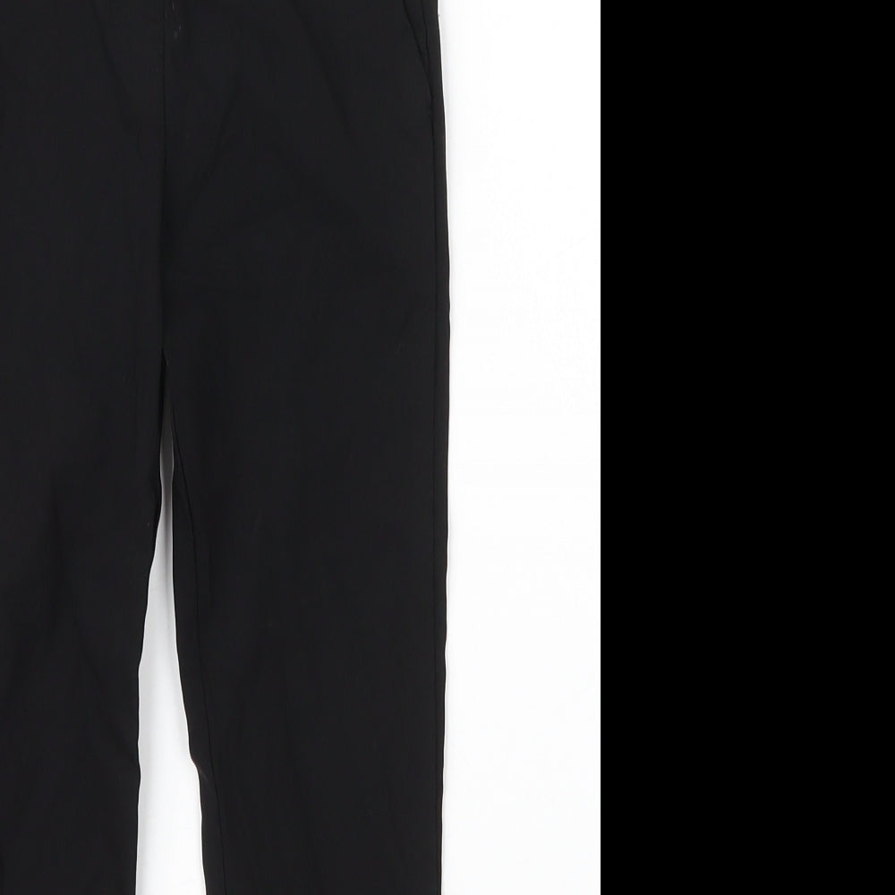 F&F Girls Black  Viscose Capri Trousers Size 4 Years  Regular Button