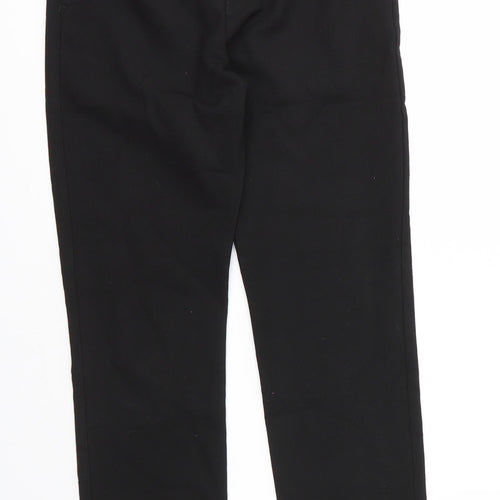 F&F Boys Black  Viscose Carpenter Trousers Size 11 Years L26 in Regular Zip