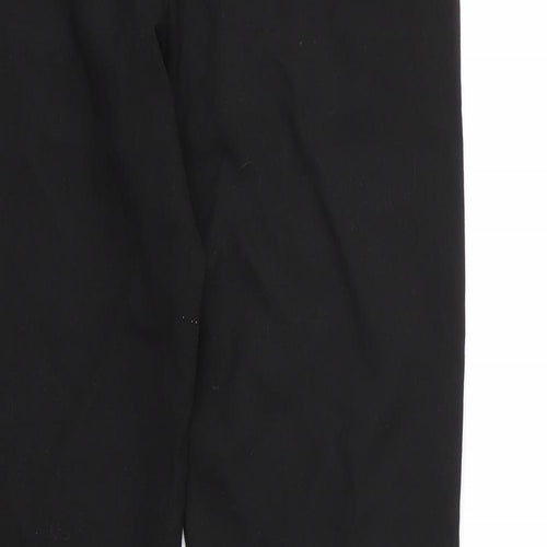 F&F Boys Black  Viscose Carpenter Trousers Size 11 Years L26 in Regular Zip