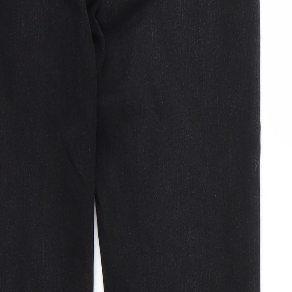 Gap Girls Black  Cotton Skinny Jeans Size 10 Years L24 in Regular Zip