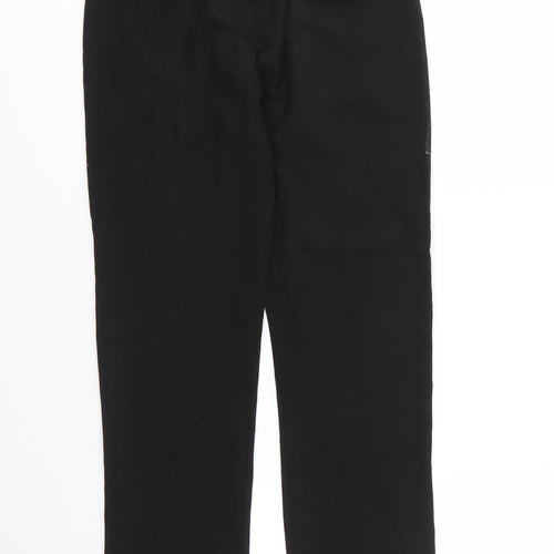 F&F Boys Black  Viscose Carpenter Trousers Size 11 Years L24 in Regular Zip