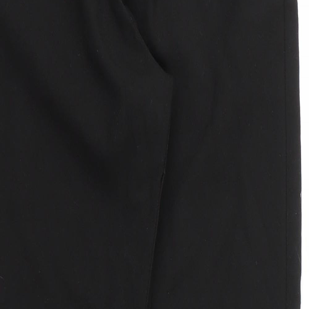 F&F Boys Black  Viscose Carpenter Trousers Size 11 Years L24 in Regular Zip