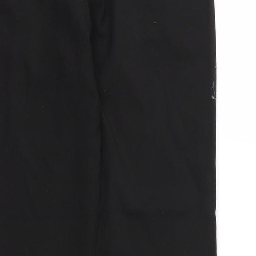 F&F Boys Black  Viscose Carpenter Trousers Size 11 Years L24 in Regular Zip