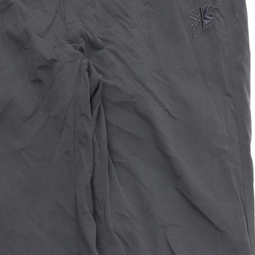 Karrimor Womens Grey  Nylon Cargo Trousers Size 14 L31 in Regular Zip