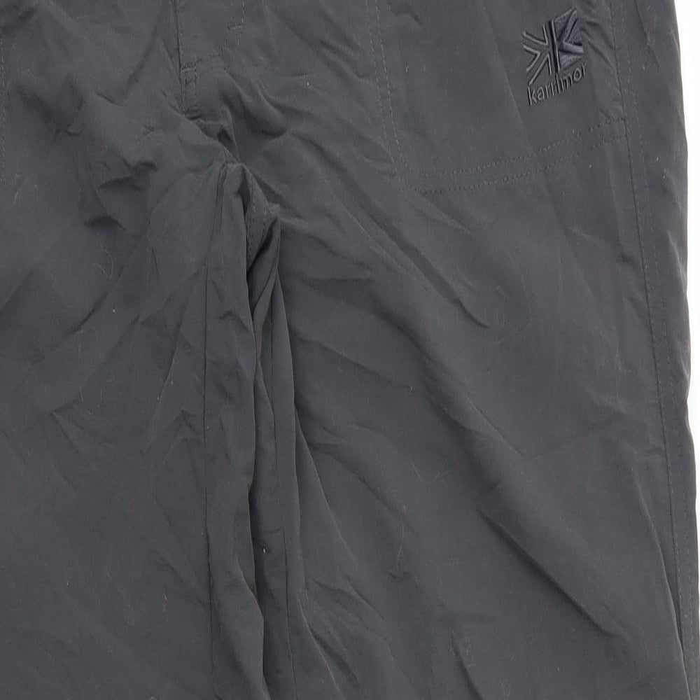 Karrimor Womens Grey  Nylon Cargo Trousers Size 14 L31 in Regular Zip