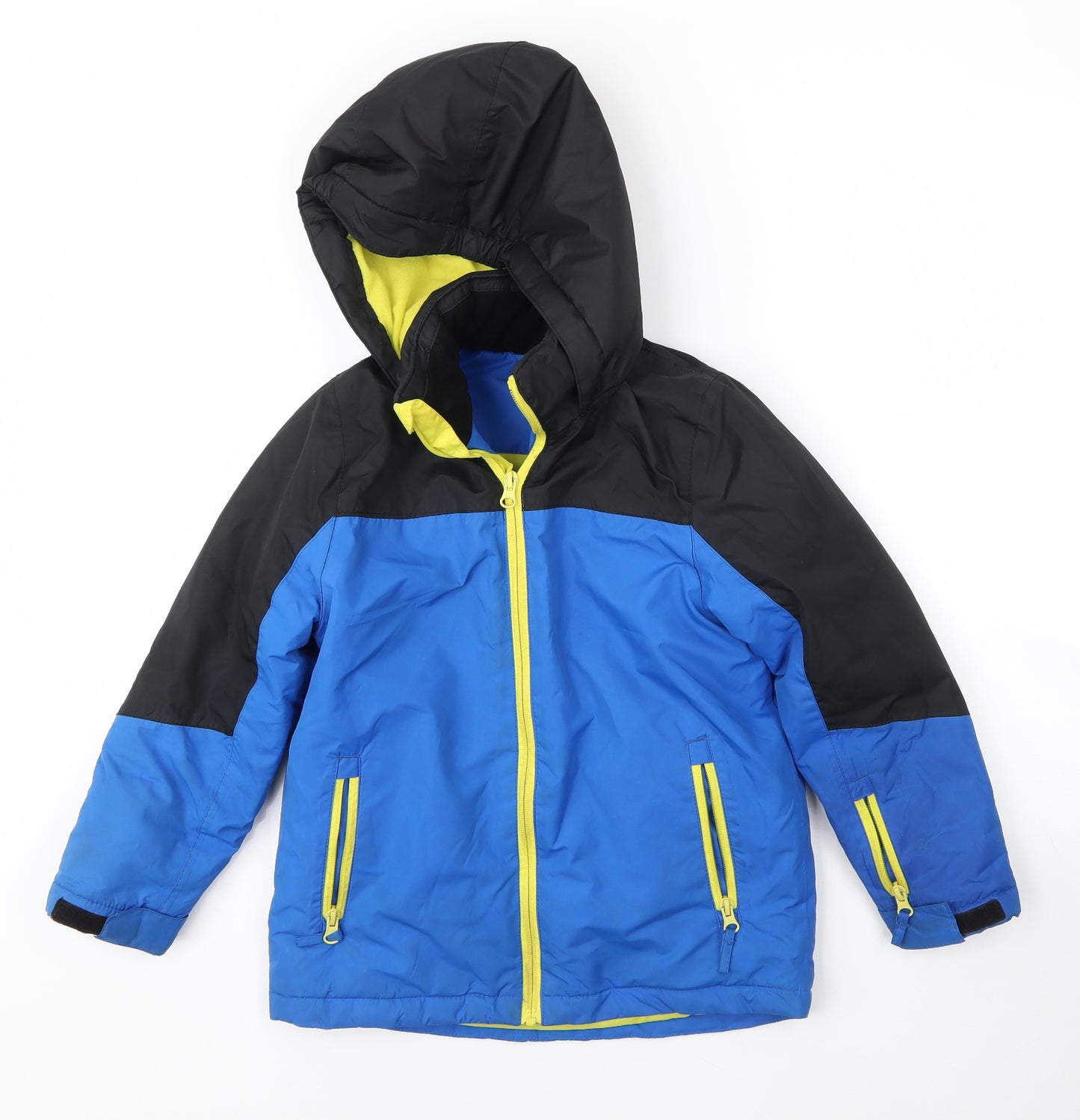 Crane Boys Blue   Windbreaker Coat Size 7 Years  Zip