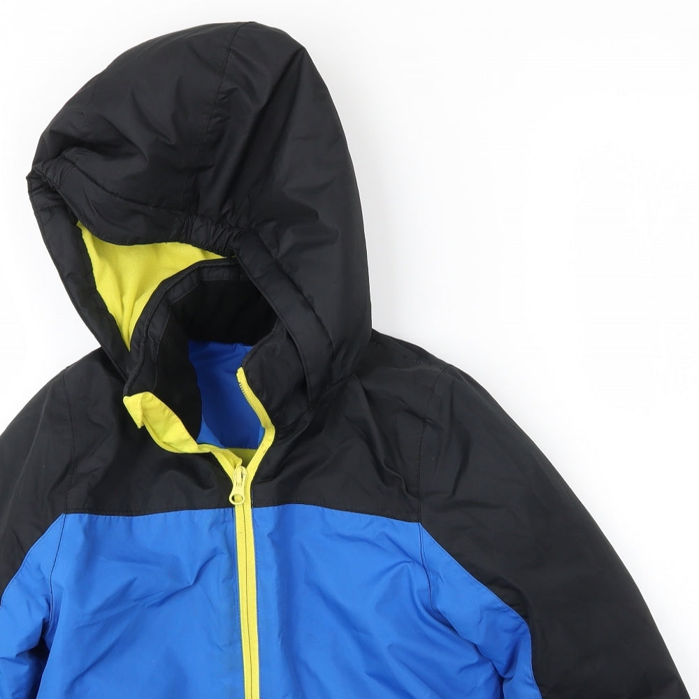 Crane Boys Blue   Windbreaker Coat Size 7 Years  Zip