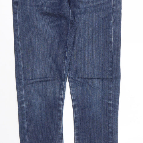 Bay Womens Blue  Cotton Skinny Jeans Size 8 L31 in Regular Zip