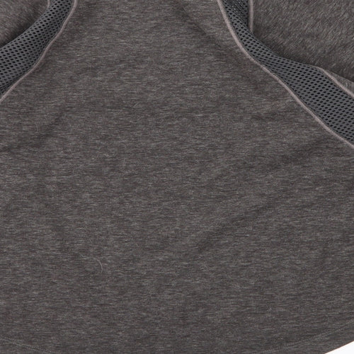 Preworn Womens Grey Round Neck  Polyester Pullover Jumper Size S