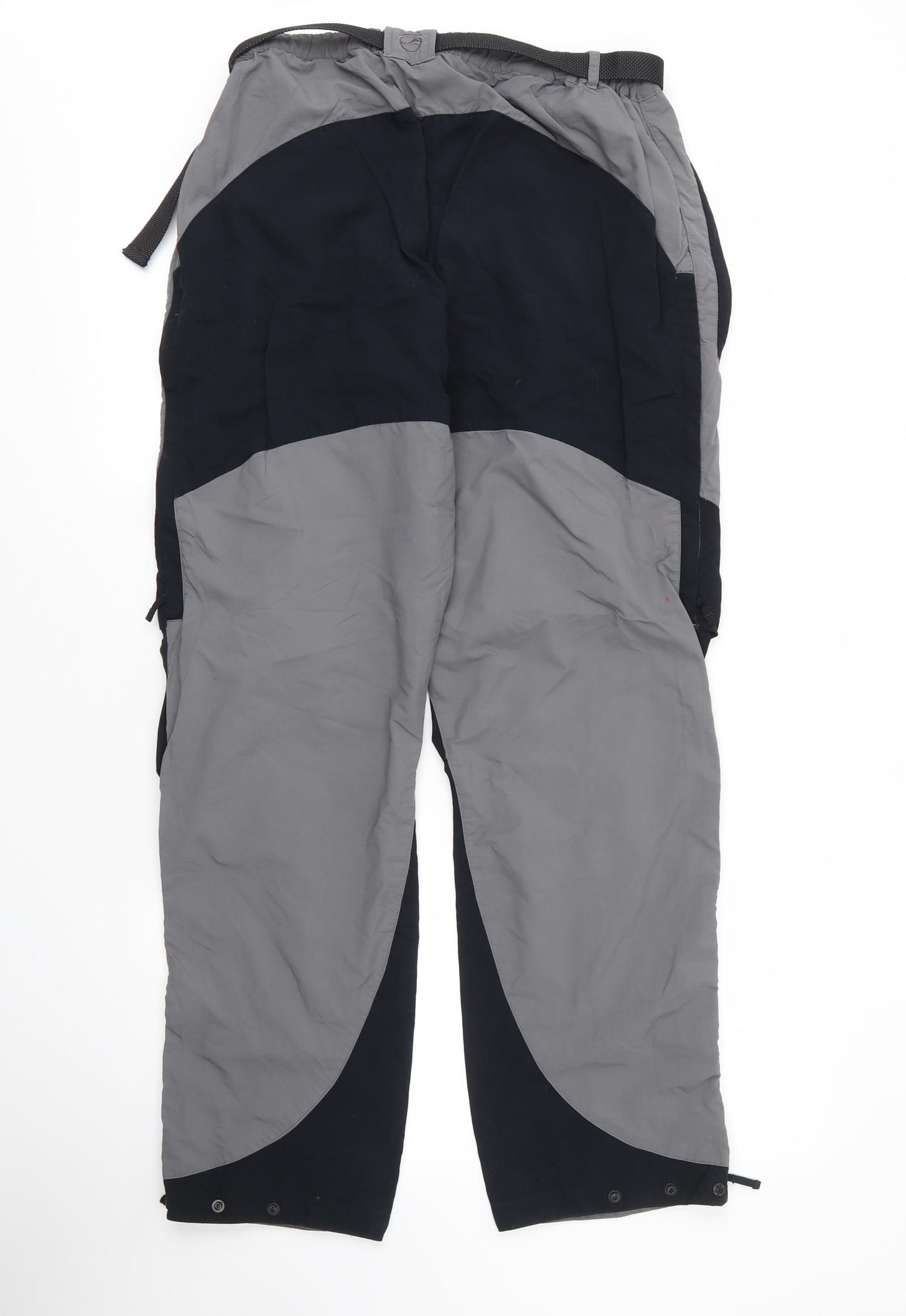Preworn Mens Grey  Nylon Sweatpants Trousers Size XL L30 in Regular Zip - `