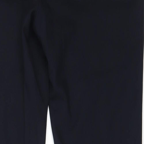 Preworn Womens Blue  Polyester Trousers  Size 10 L27 in Regular