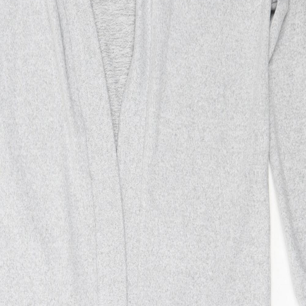 Noisy may Womens Grey Round Neck  Polyester Cardigan Jumper Size S