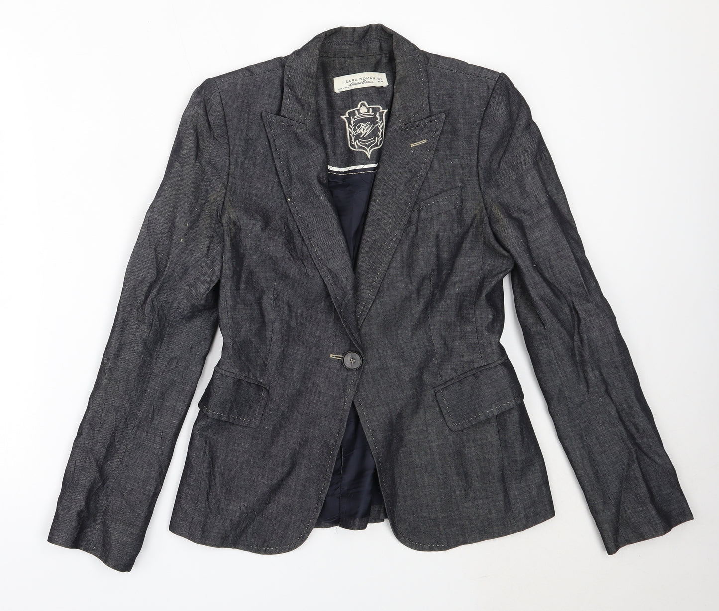 Zara Womens Grey   Jacket Blazer Size M