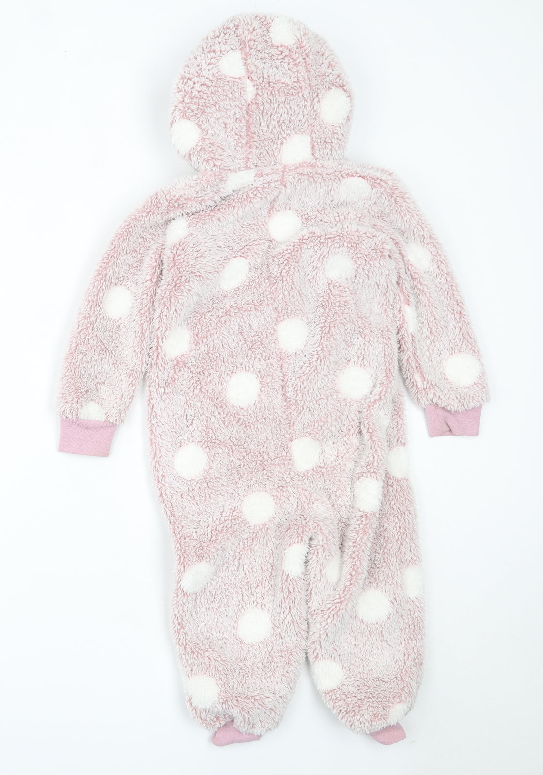 George Girls Pink Polka Dot Polyester Top One Piece Size 3-4 Years