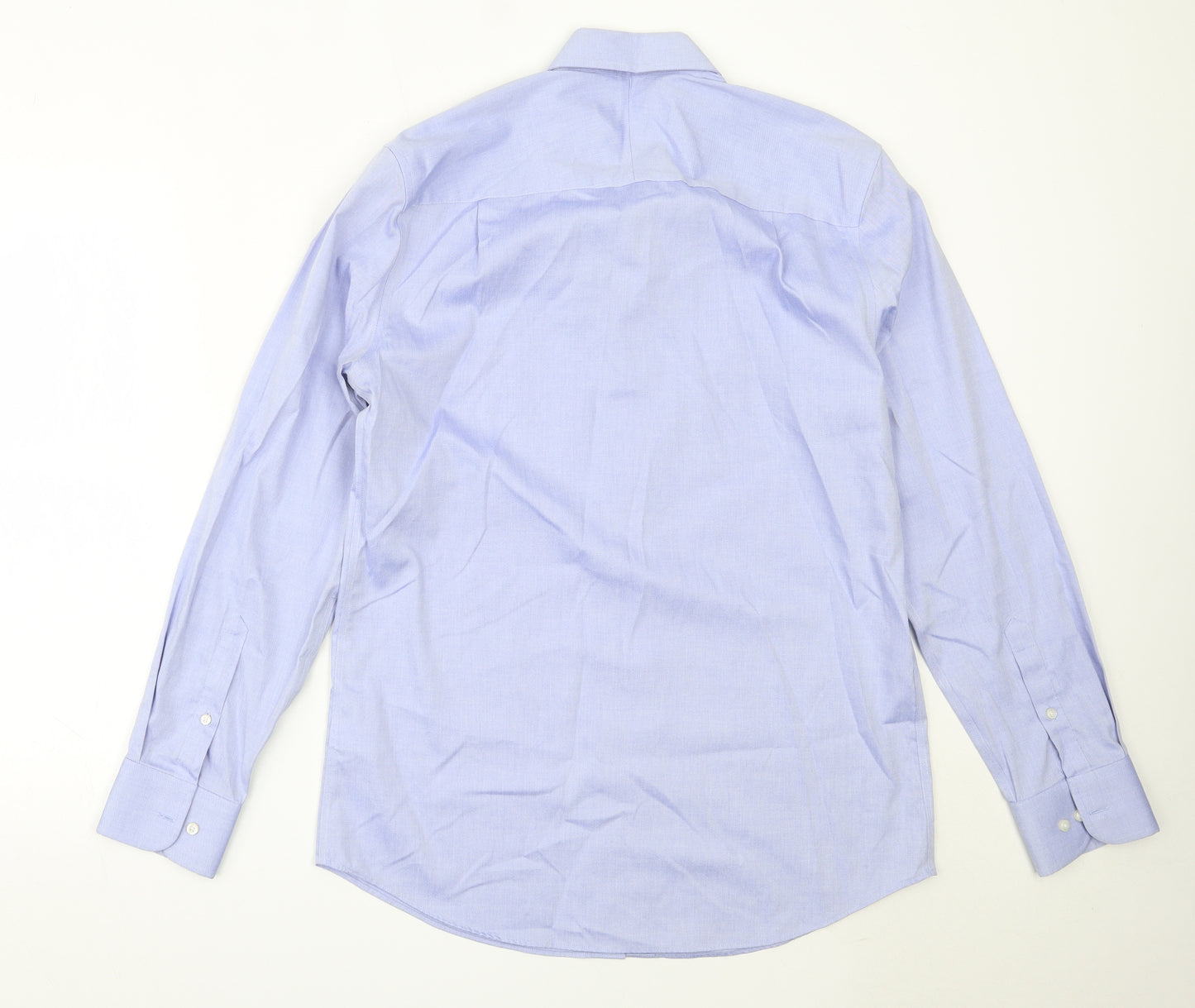 NEXT Mens Blue  Cotton  Dress Shirt Size 15.5 Collared
