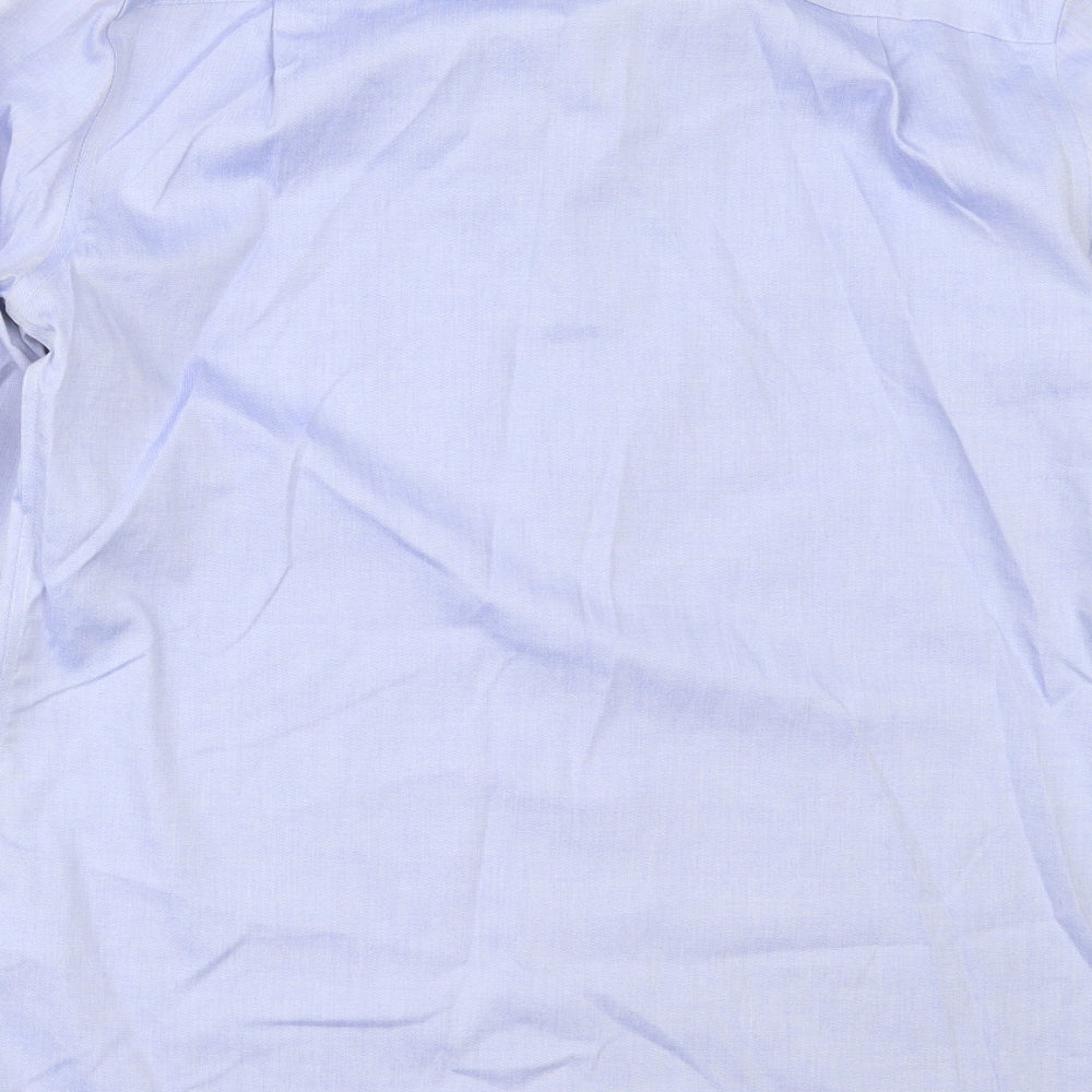 NEXT Mens Blue  Cotton  Dress Shirt Size 15.5 Collared