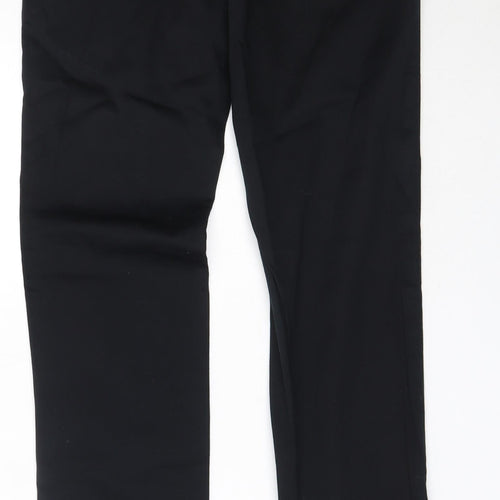 MNG Womens Black  Polyester Trousers  Size 40 L32.5 in Regular