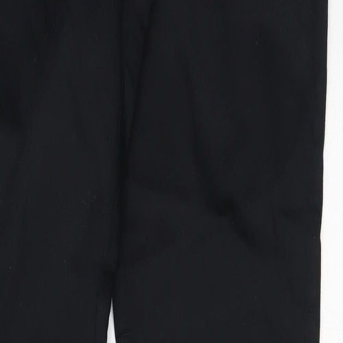 MNG Womens Black  Polyester Trousers  Size 40 L32.5 in Regular