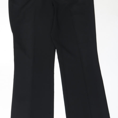 New Look Womens Black  Polyester Trousers  Size 12 L32 in Regular