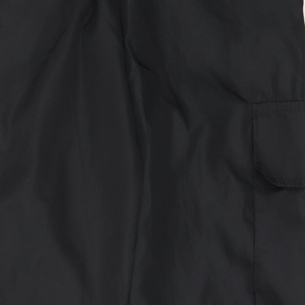 Boohoo Mens Black  Polyester Jogger Trousers Size XS L29 in Regular