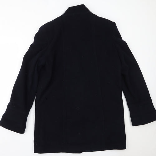 Isabelle Womens Blue   Overcoat Coat Size 12