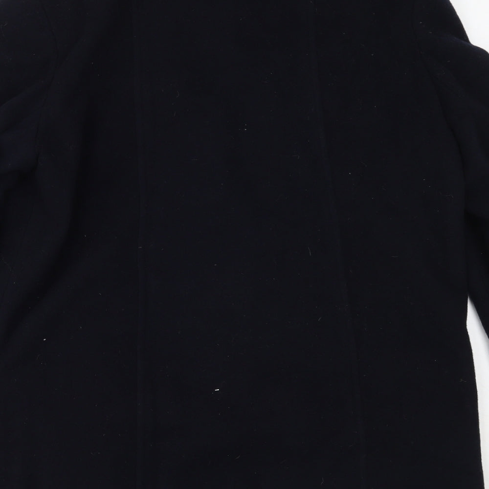 Isabelle Womens Blue   Overcoat Coat Size 12
