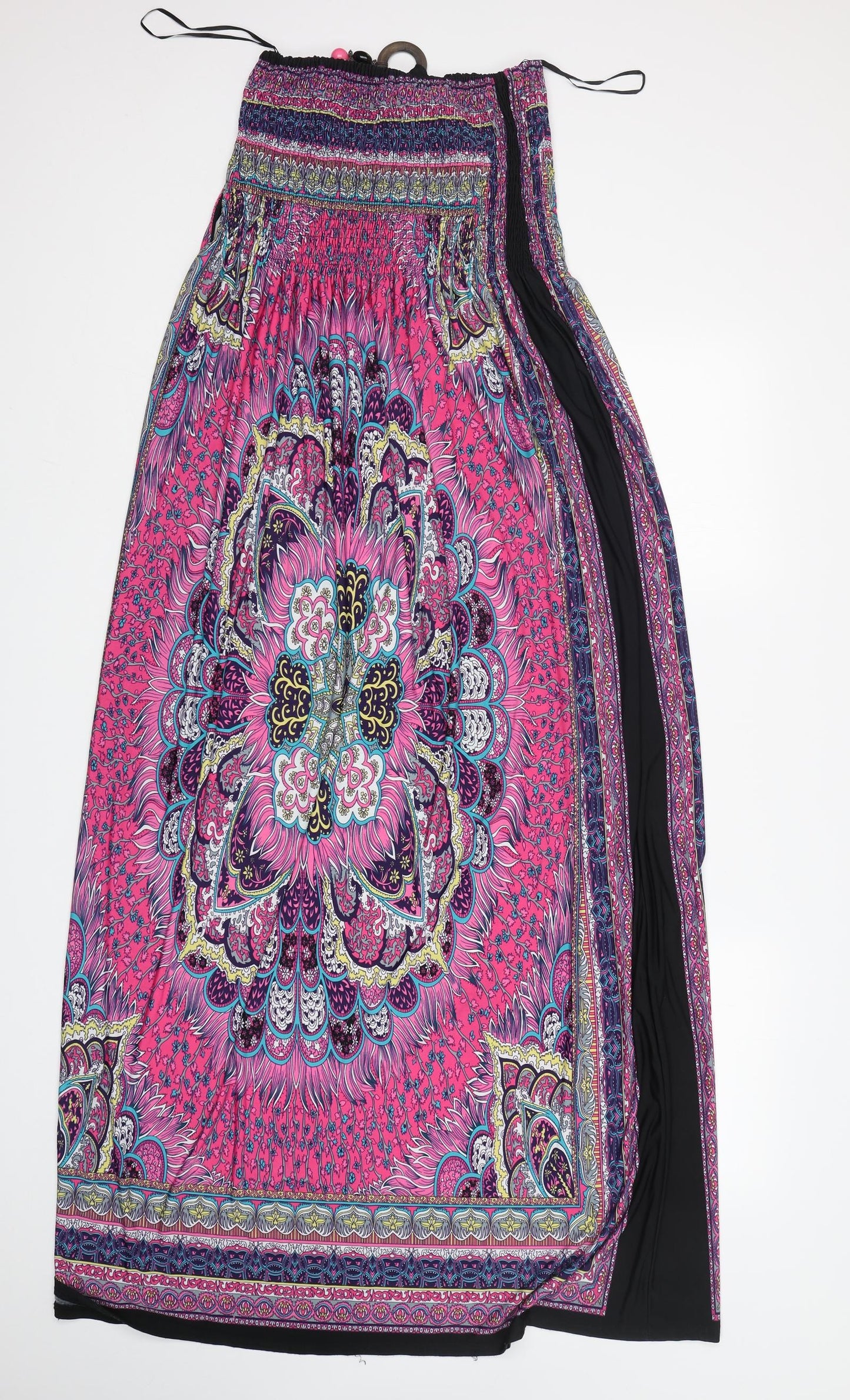 Cameo Rose Womens Multicoloured Paisley Polyester Maxi  Size L  Off the Shoulder