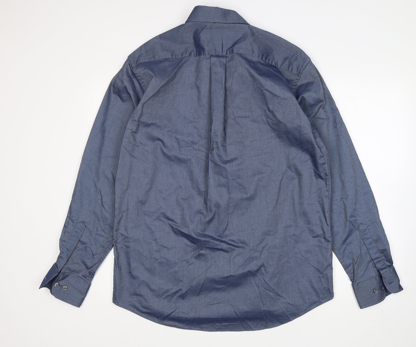 NEXT Mens Blue  Cotton  Dress Shirt Size 16.5 Collared