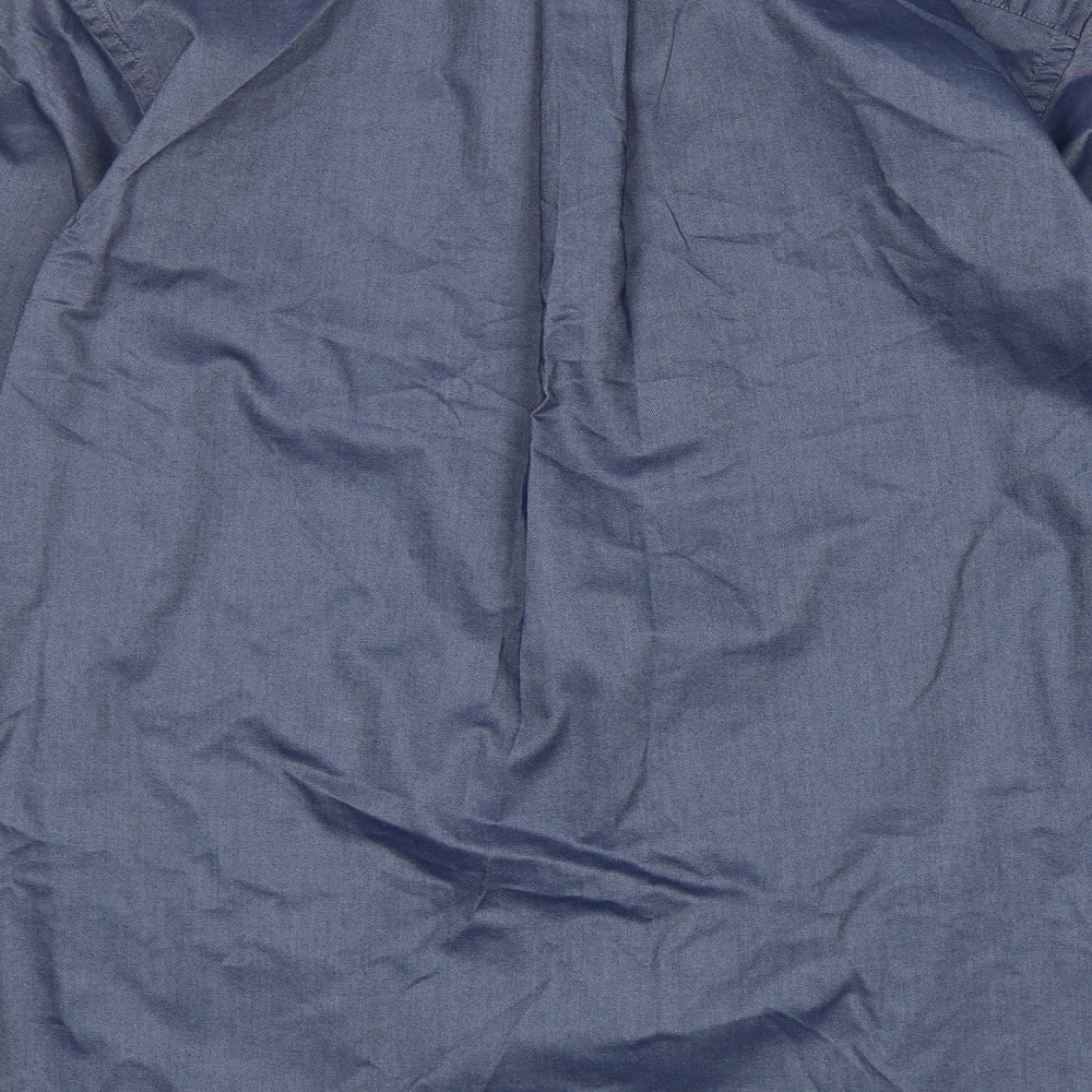 NEXT Mens Blue  Cotton  Dress Shirt Size 16.5 Collared