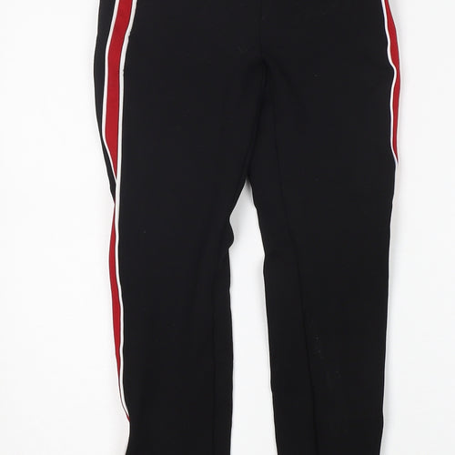Zara Womens Black  Viscose Capri Leggings Size XS L26 in