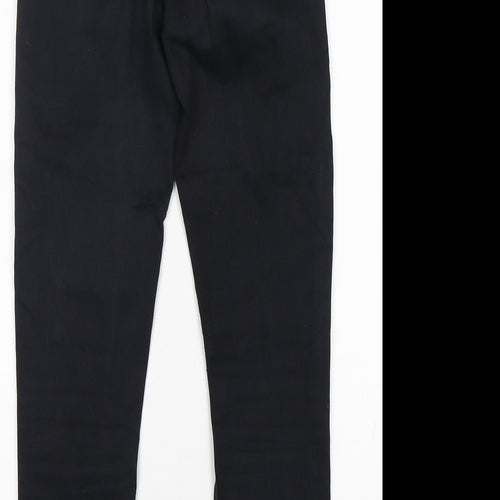 Topshop Womens Black  Cotton Skinny Jeans Size 26 in L28 in Regular