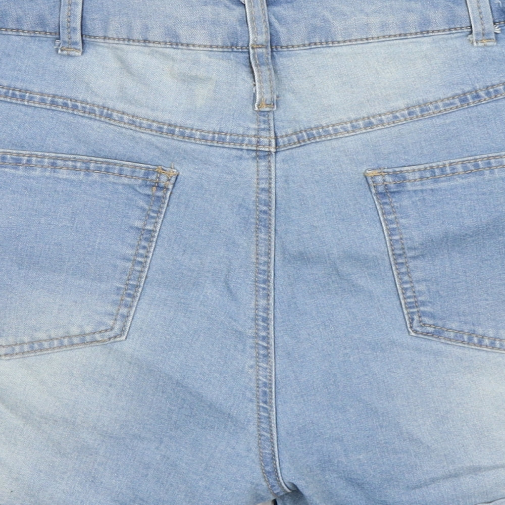 Denim Co Womens Blue  Cotton Bermuda Shorts Size 14 L3 in Regular