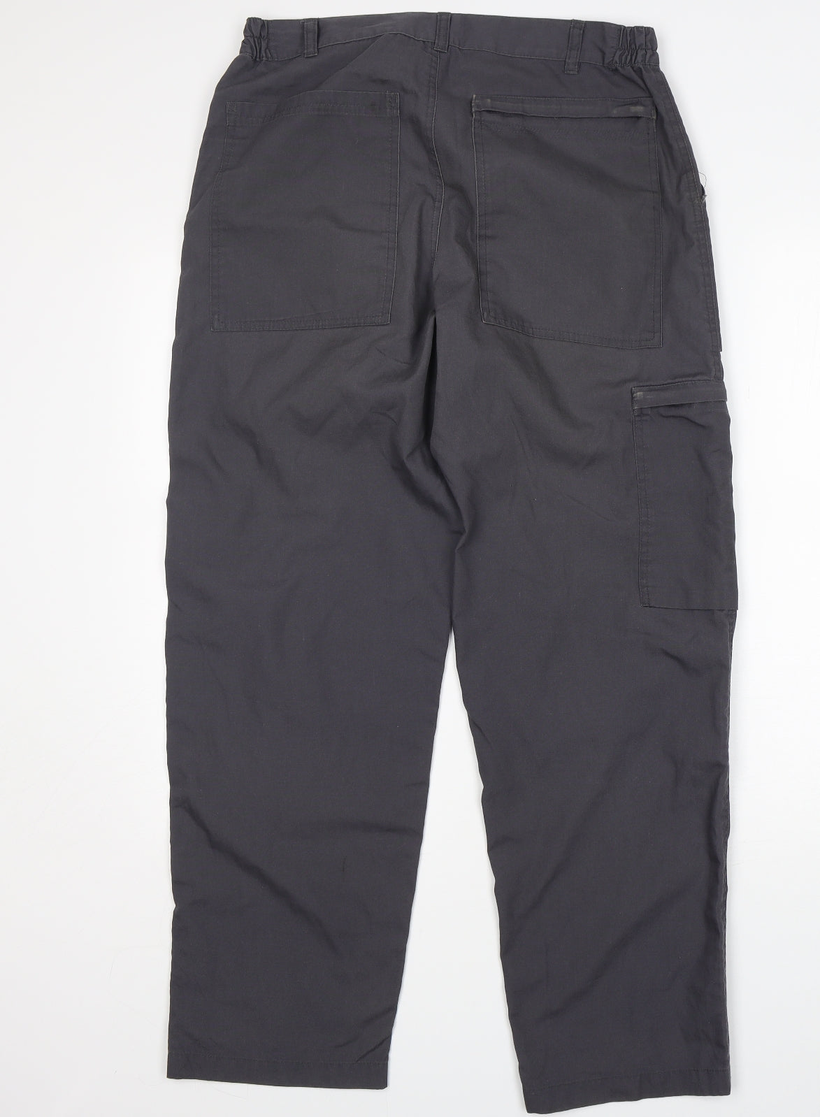 Regatta Mens Grey  Cotton Cargo Trousers Size 32 L30 in Regular